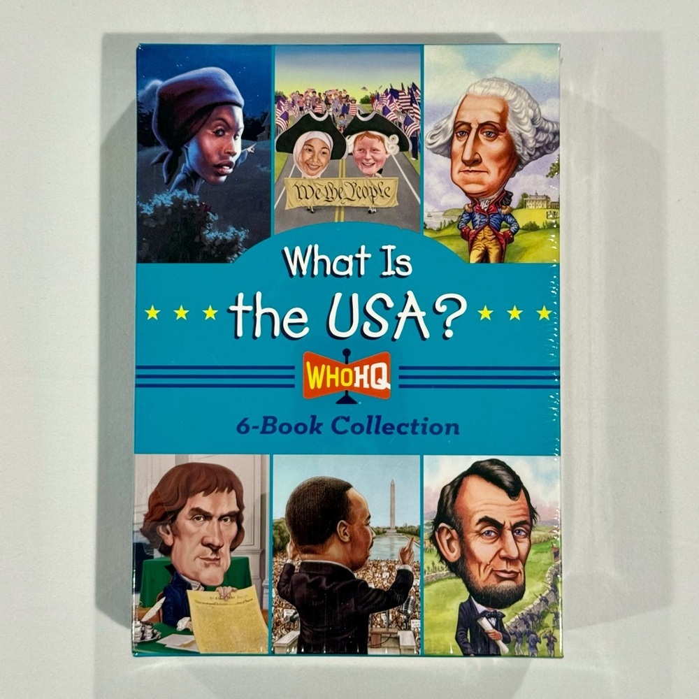 New Who HQ 'What Is the USA?' 6-Book Collection Boxed Set Poster Bookmark